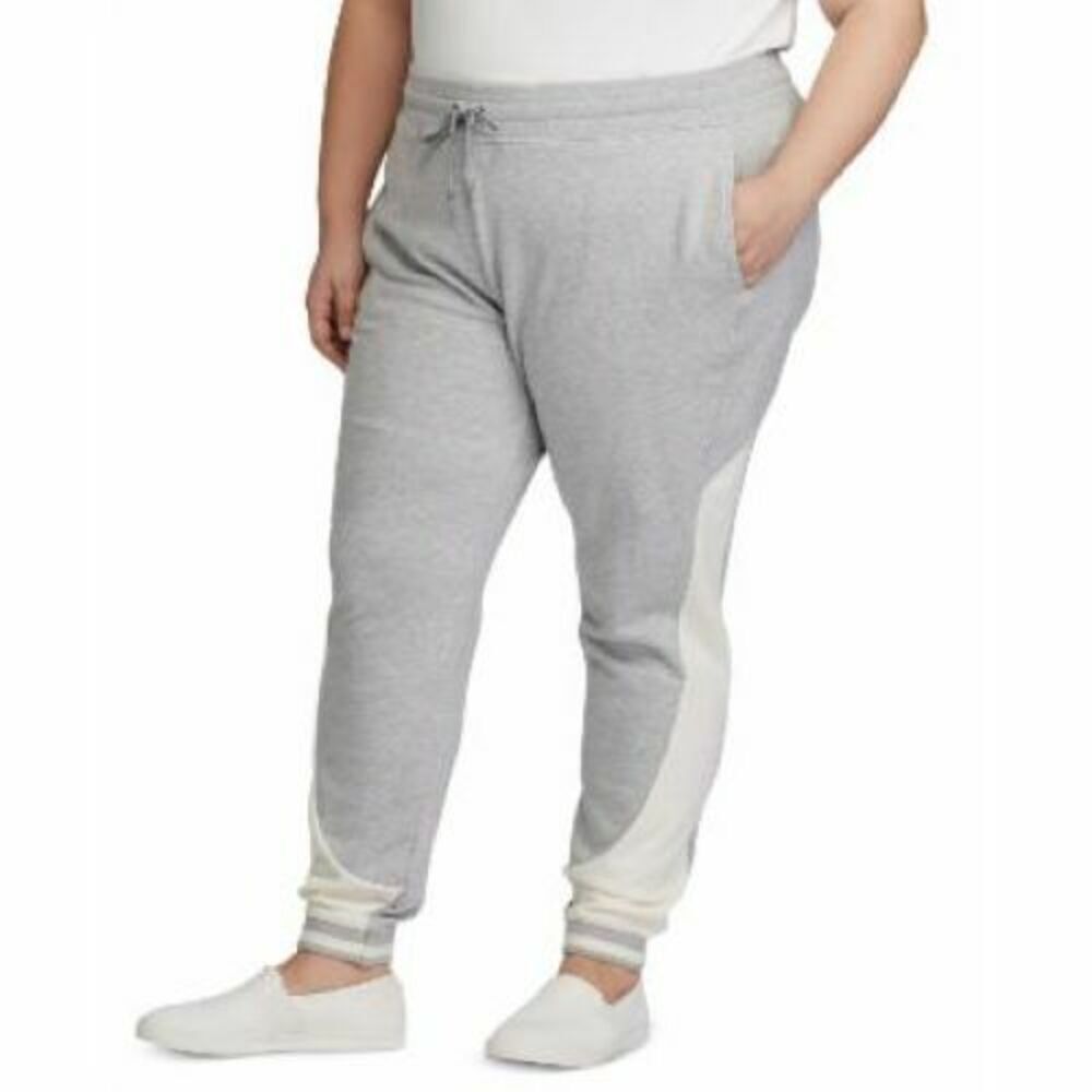Ralph Lauren Women's Gray Heather Lounge Pants Joggers Size 1X